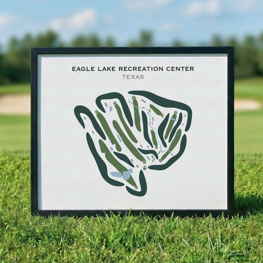 Eagle Lake Recreation Center, Texas - Printed Golf Courses