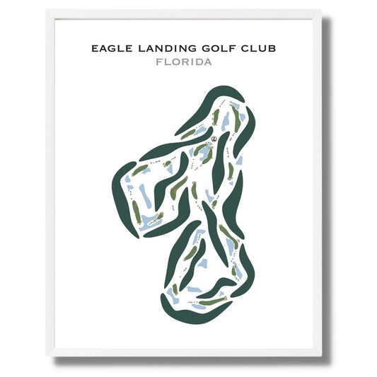 Eagle Landing Golf Course, Florida - Printed Golf Courses