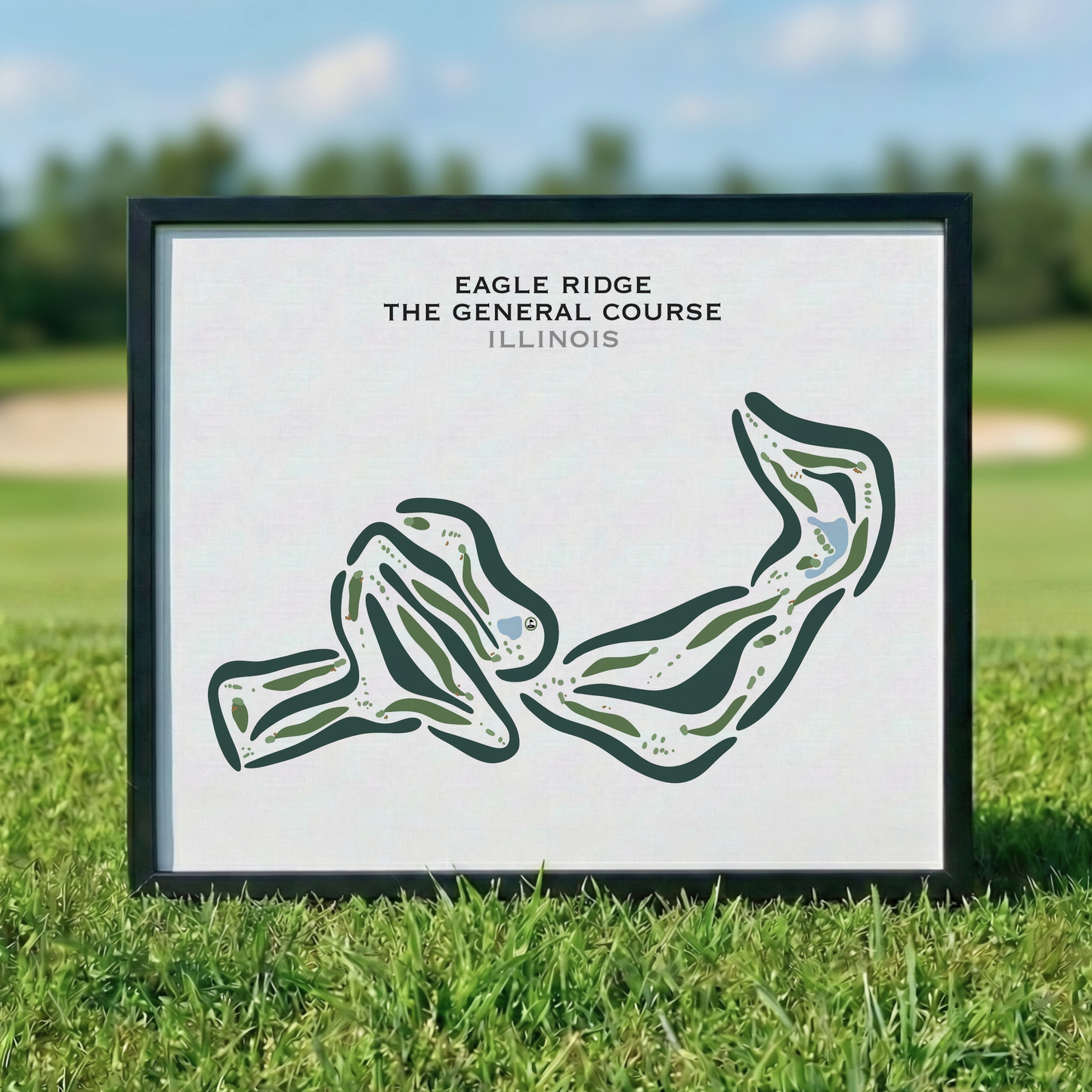 Eagle Ridge The General Golf Course, Illinois - Printed Golf Courses