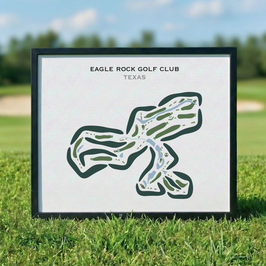 Eagle Rock Golf Club, Texas - Printed Golf Courses