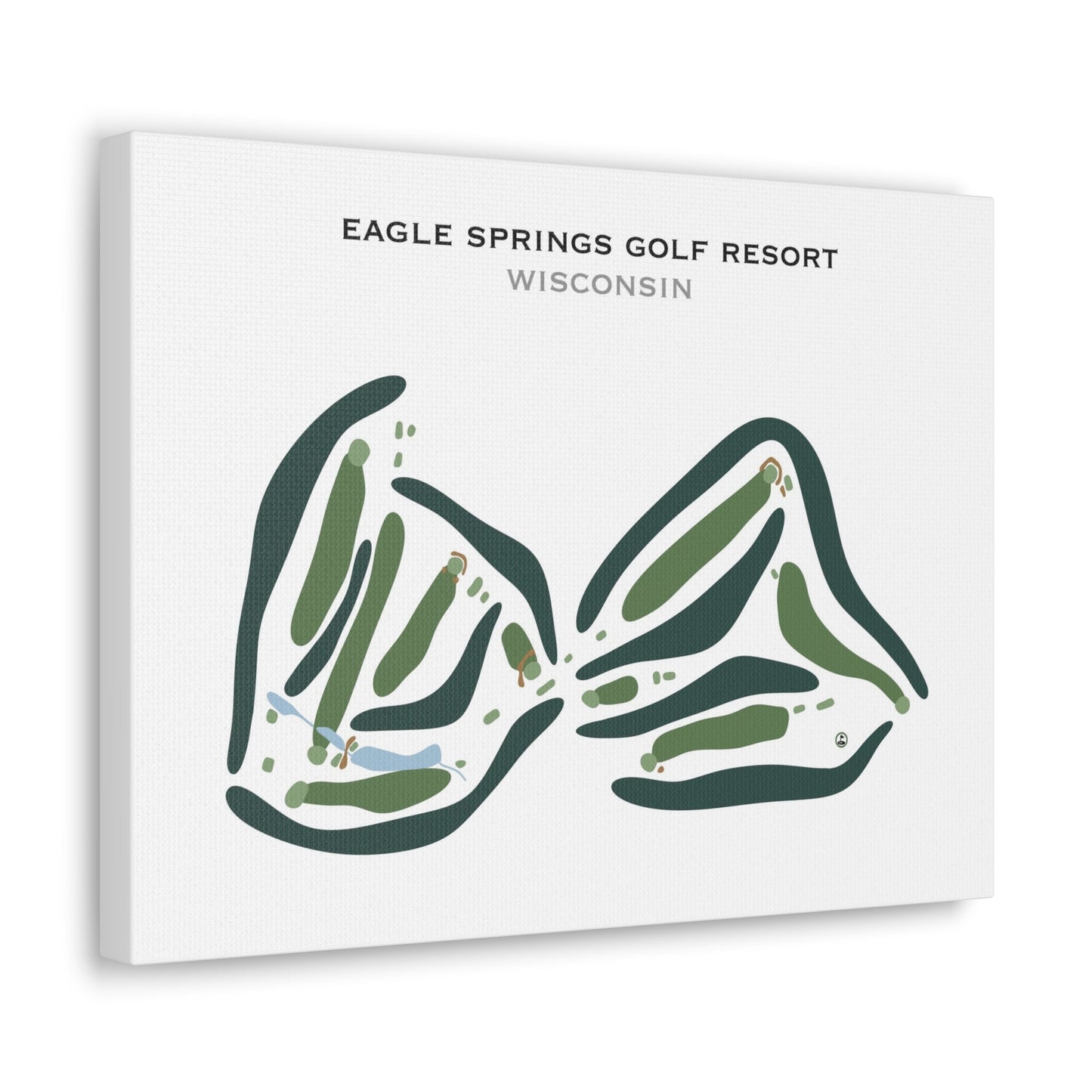 Eagle Springs Golf Resort, Wisconsin - Printed Golf Courses