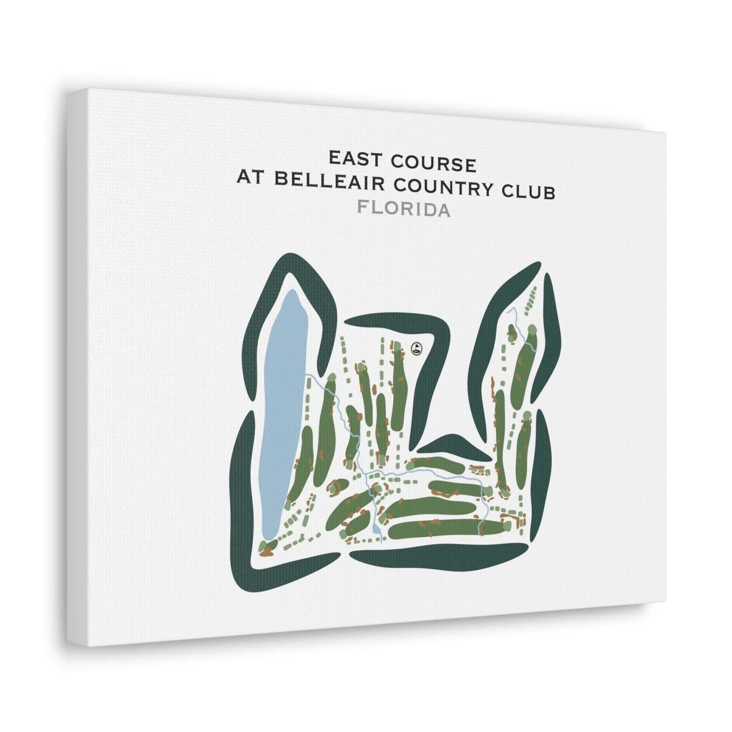 East Course at Belleair Country Club, Florida - Printed Golf Courses