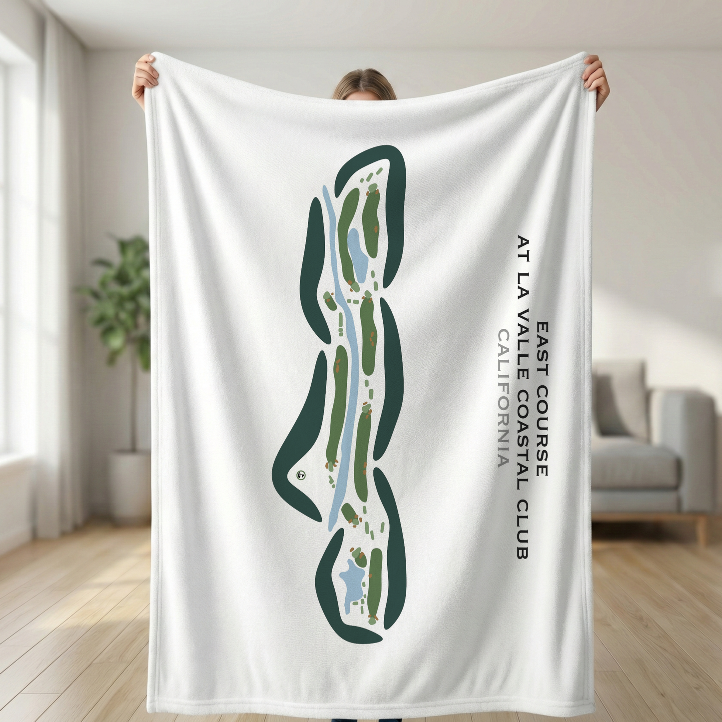 East Course at LaValle Coastal Club, California - Printed Golf Courses