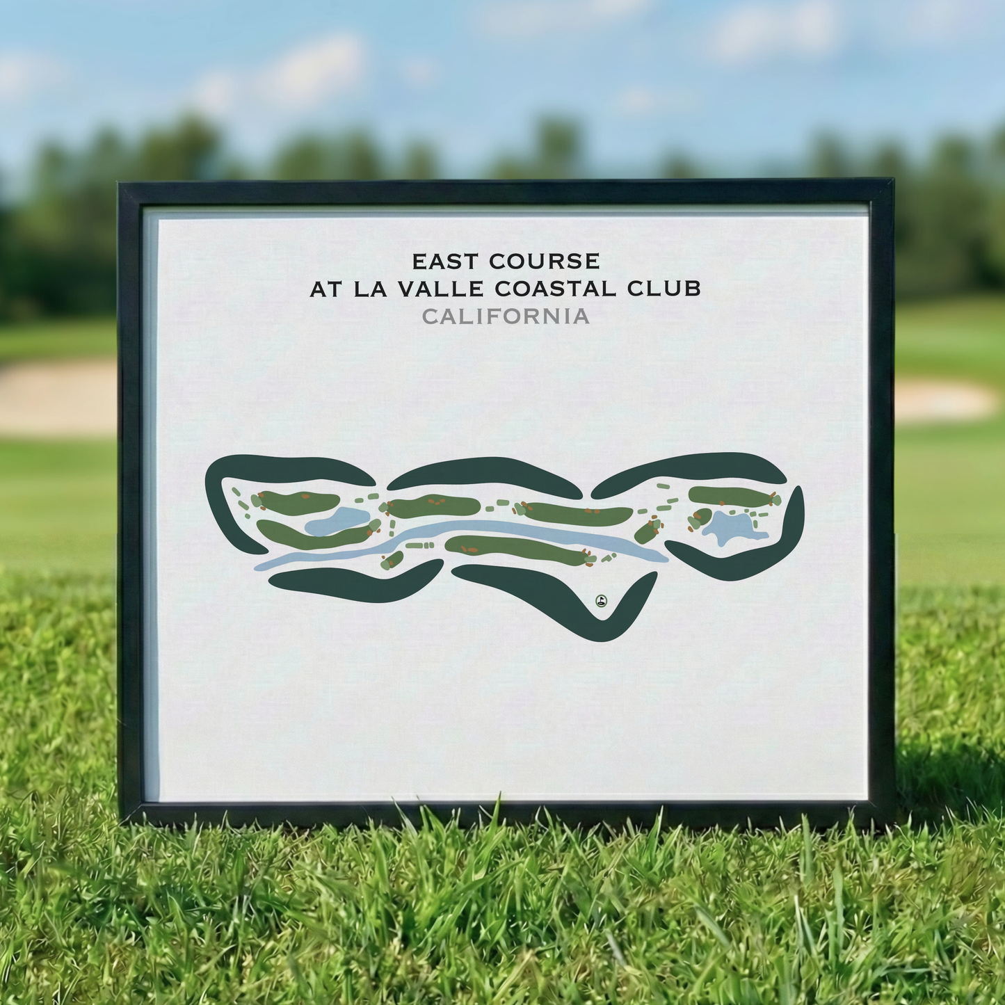 East Course at LaValle Coastal Club, California - Printed Golf Courses