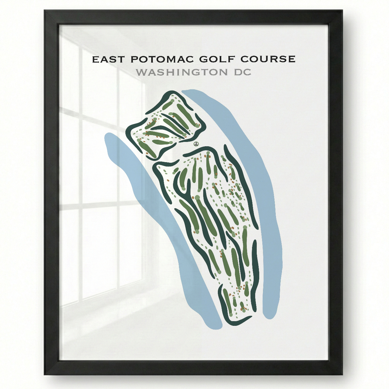 East Potomac Golf Course, Washington, D.C - Printed Golf Courses