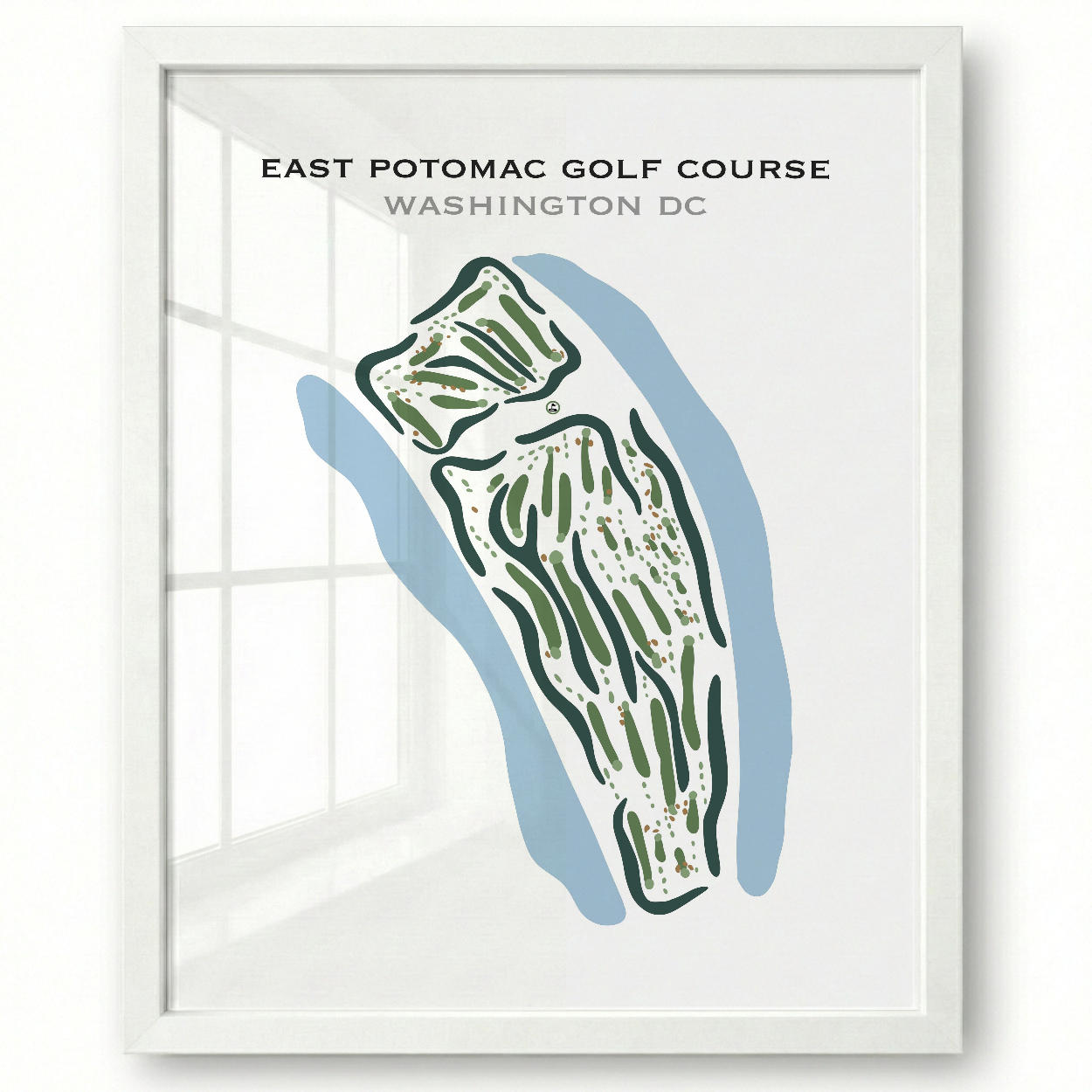 East Potomac Golf Course, Washington, D.C - Printed Golf Courses