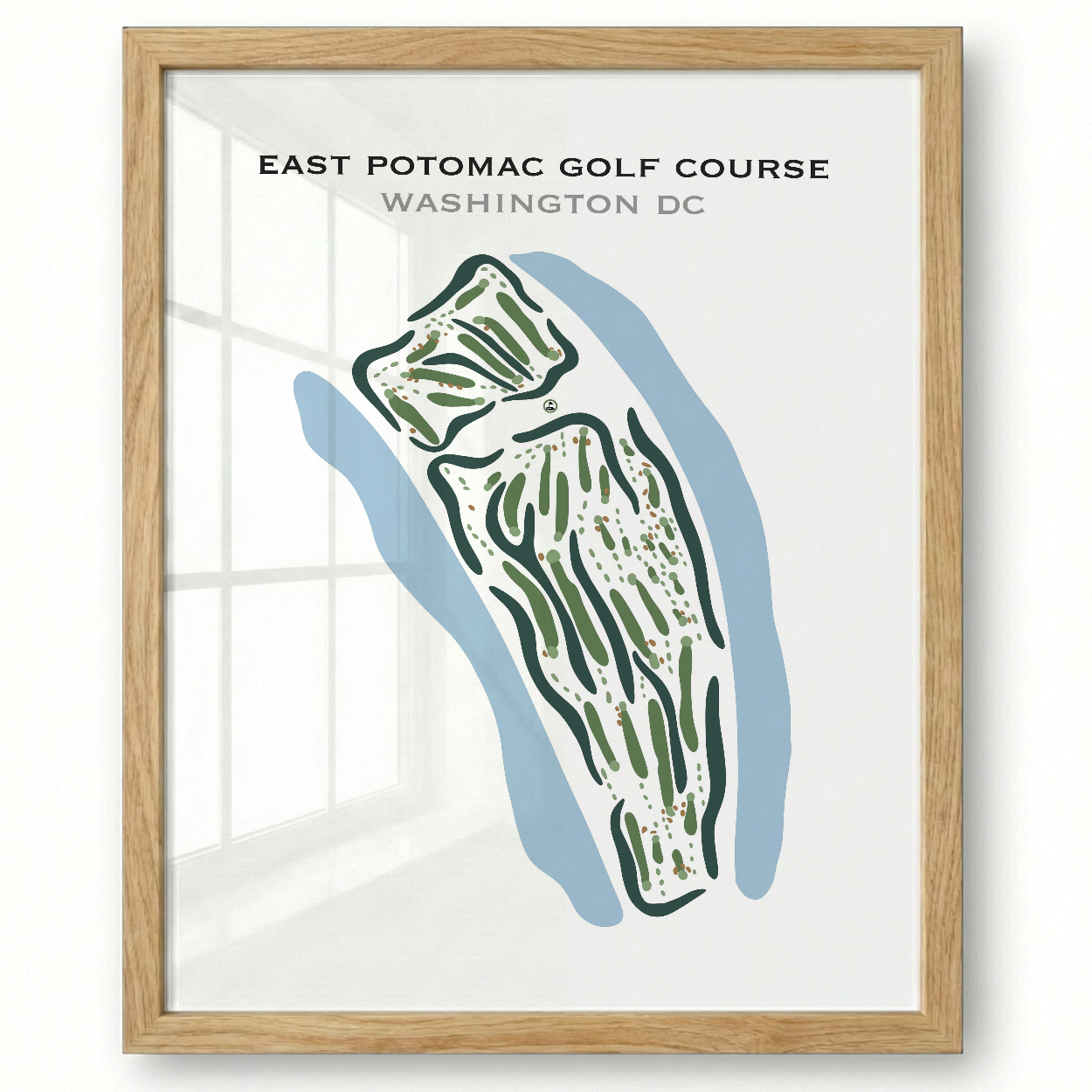 East Potomac Golf Course, Washington, D.C - Printed Golf Courses