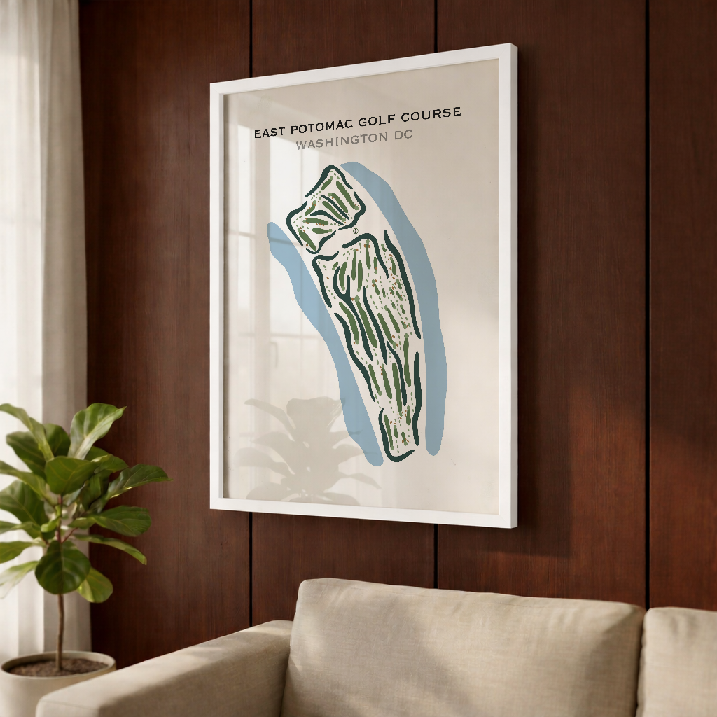 East Potomac Golf Course, Washington, D.C - Printed Golf Courses