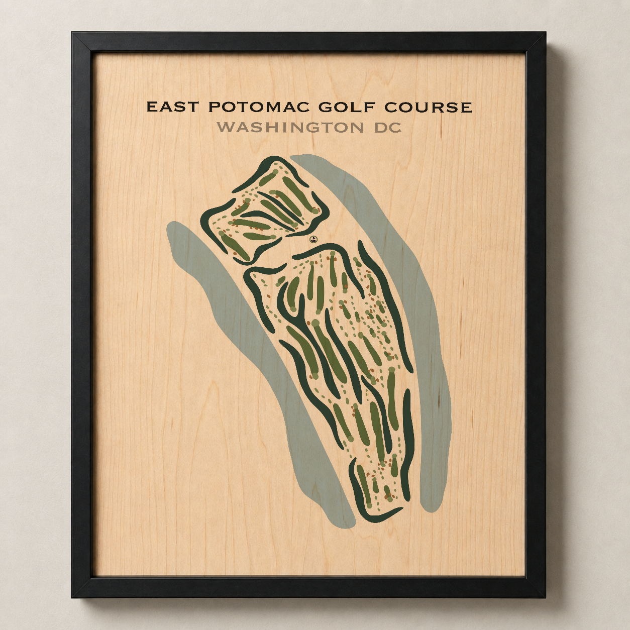 East Potomac Golf Course, Washington, D.C - Printed Golf Courses