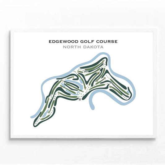 Edgewood Golf Course, North Dakota - Printed Golf Courses