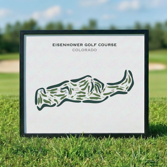 Eisenhower Golf Course, Colorado - Printed Golf Courses