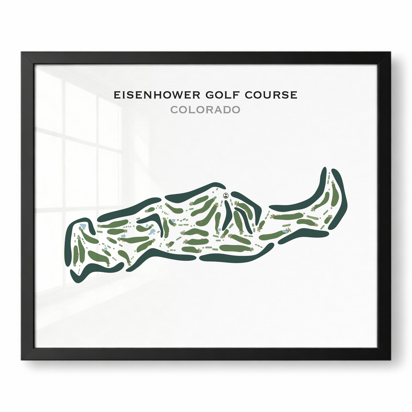 Eisenhower Golf Course, Colorado - Printed Golf Courses