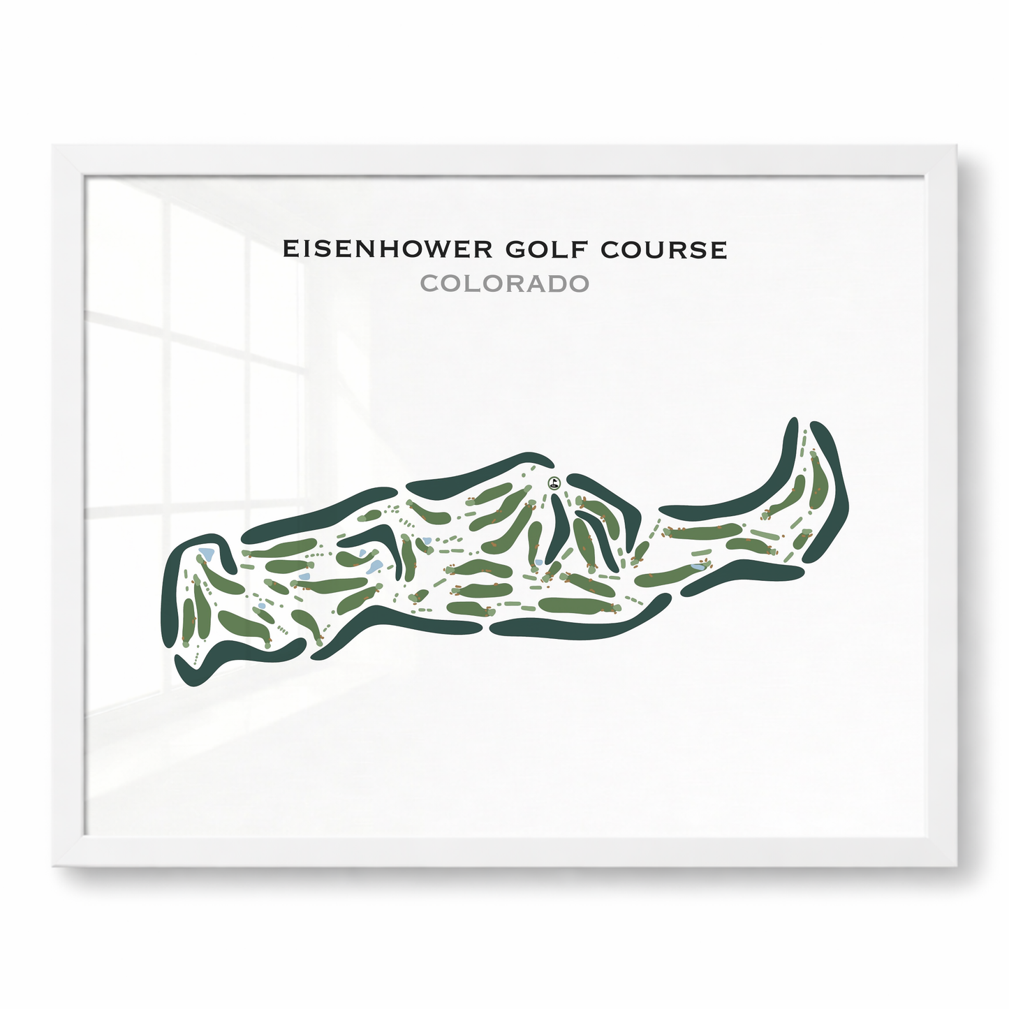 Eisenhower Golf Course, Colorado - Printed Golf Courses