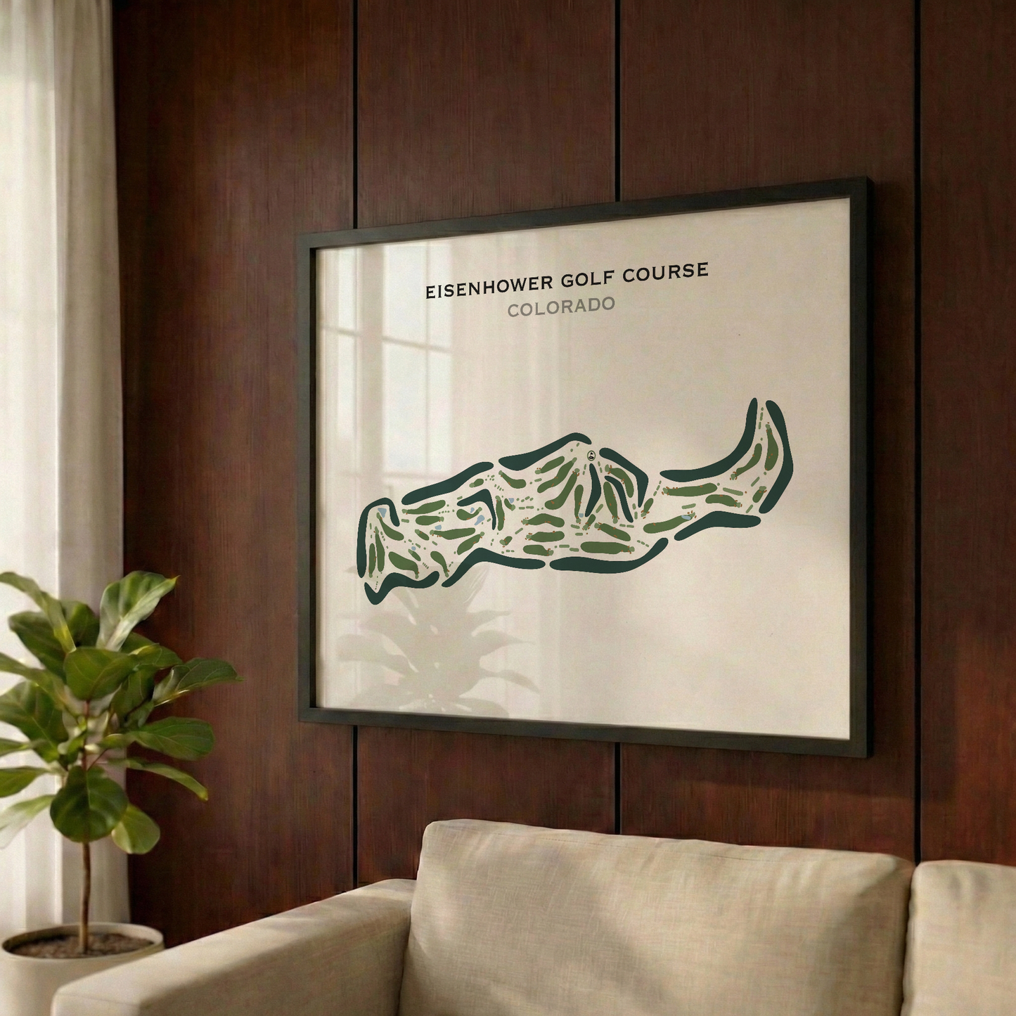 Eisenhower Golf Course, Colorado - Printed Golf Courses