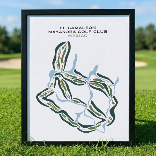 El Camaleón Mayakoba Golf Club, Mexico - Printed Golf Courses