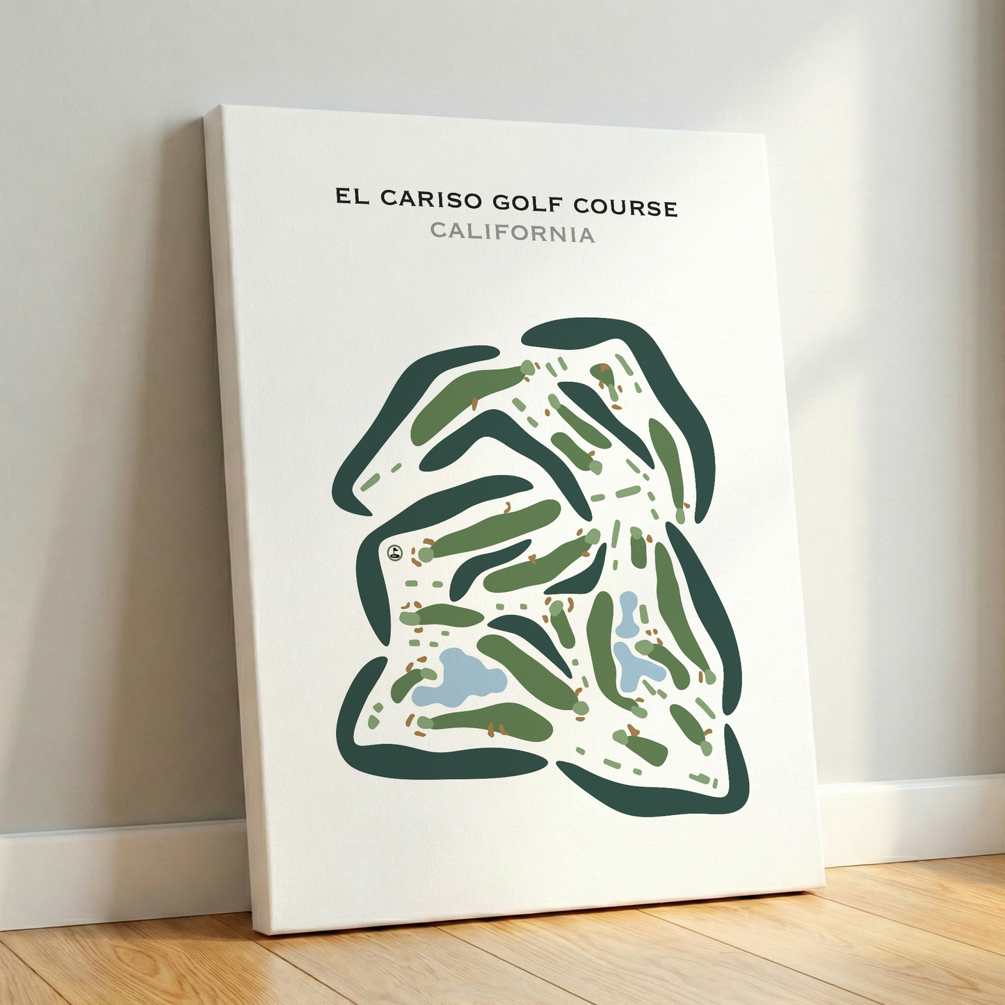 El Cariso Golf Course, California - Printed Golf Courses