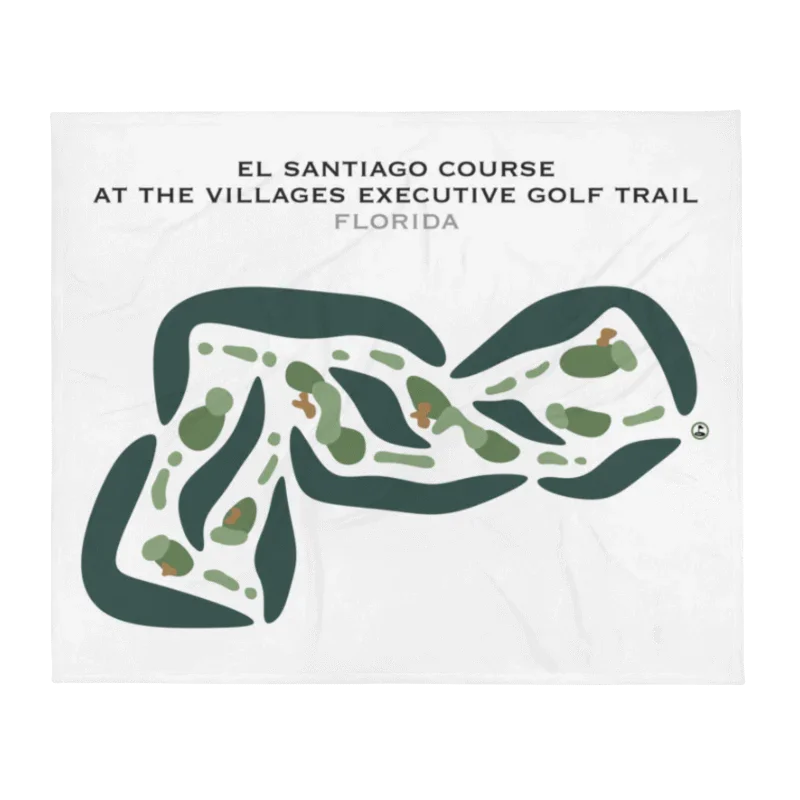 El Santiago Course at The Villages Executive Golf Trail, Florida - Printed Golf Courses