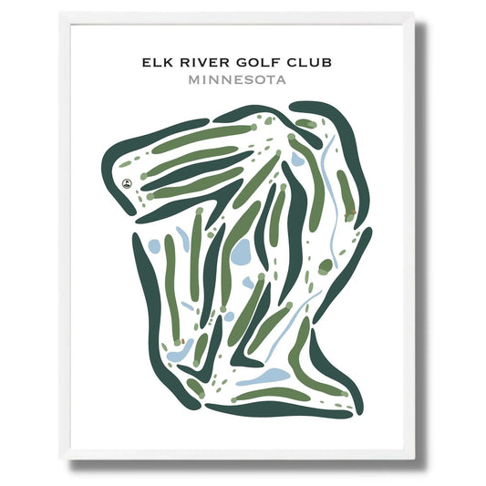 Elk River Golf Club, Minnesota - Printed Golf Courses