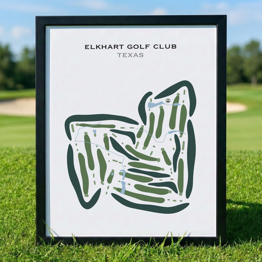 Elkhart Golf Club, Texas - Printed Golf Courses