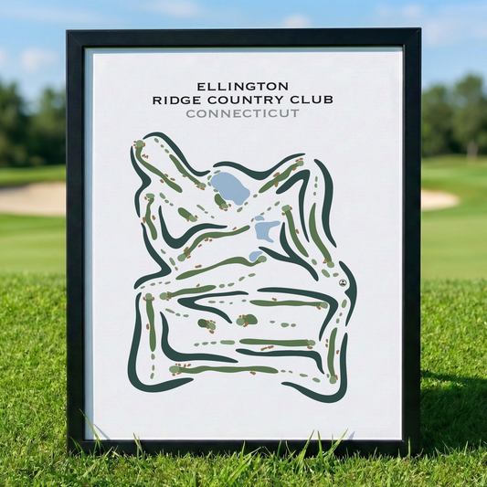 Ellington Ridge Country Club, Connecticut - Printed Golf Courses