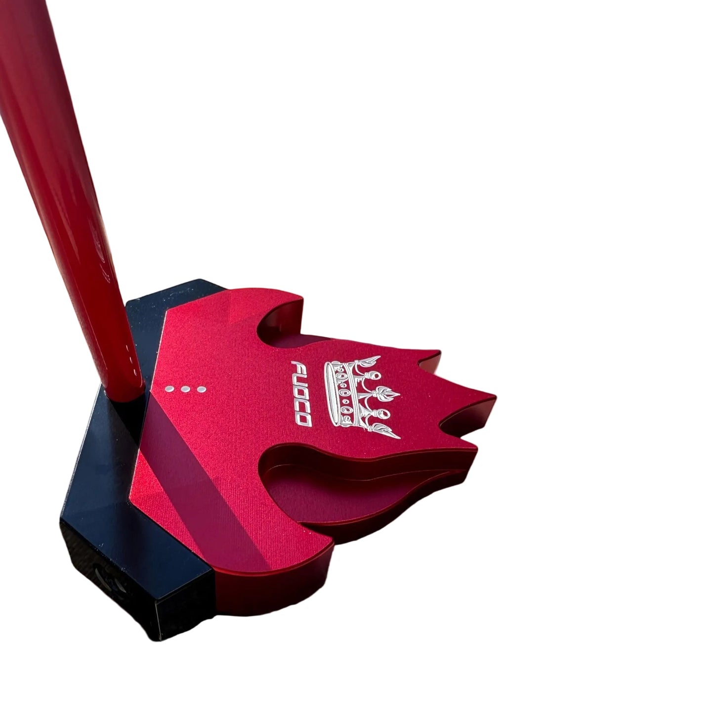 Lombardi Golf Custom Red Fuoco Mallet Golf Putter