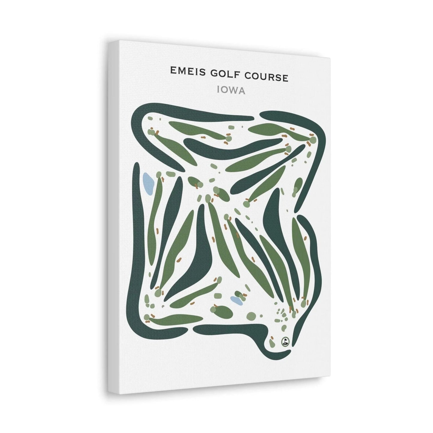 Emeis Golf Course, Iowa - Printed Golf Courses
