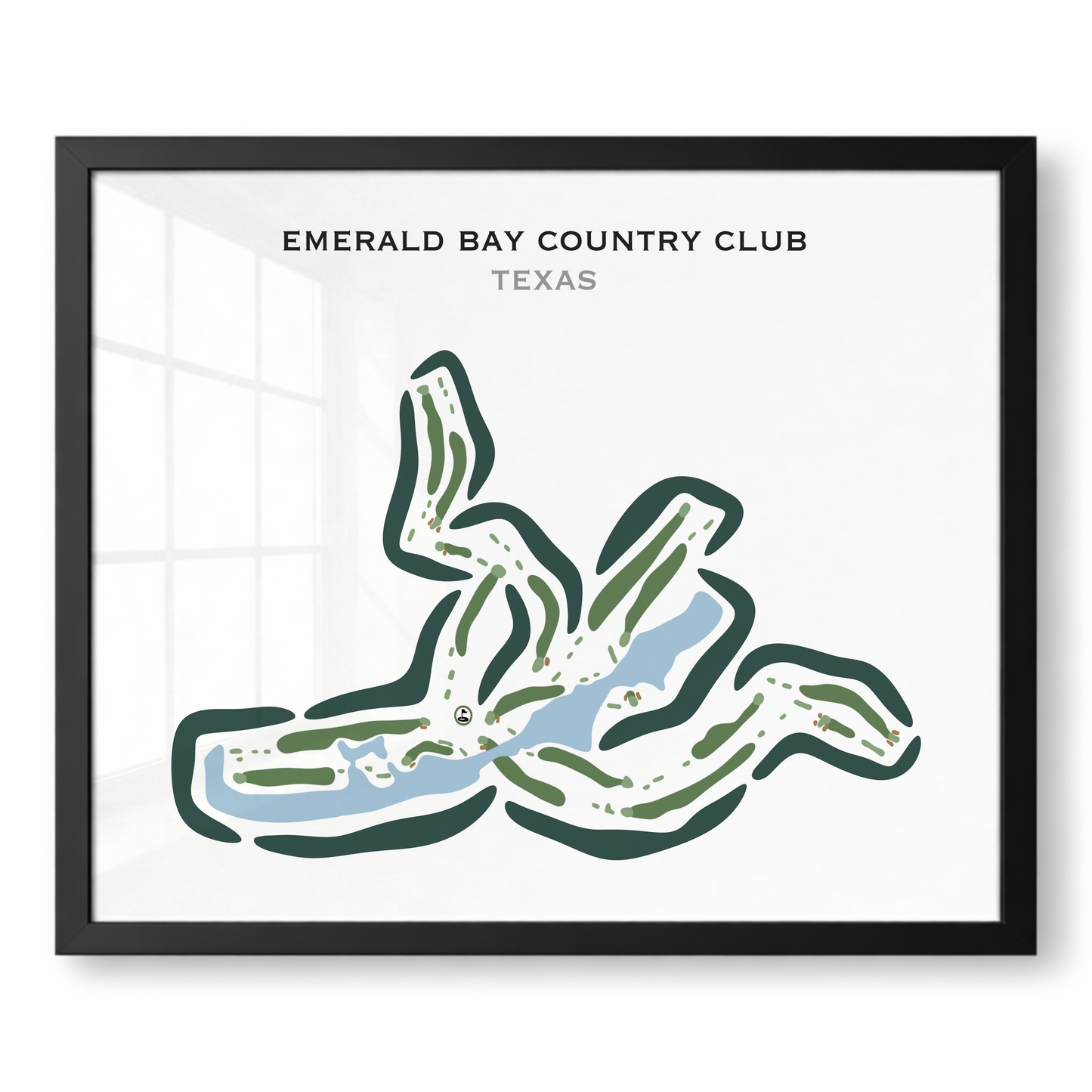 Emerald Bay Club, Texas - Printed Golf Course