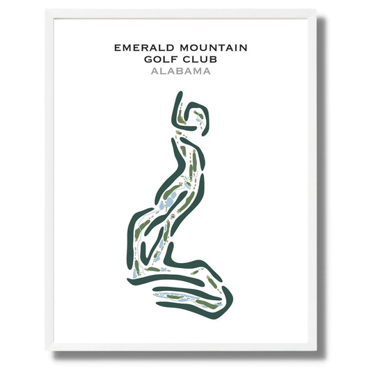 Emerald Mountain Golf Club, Alabama - Printed Golf Courses