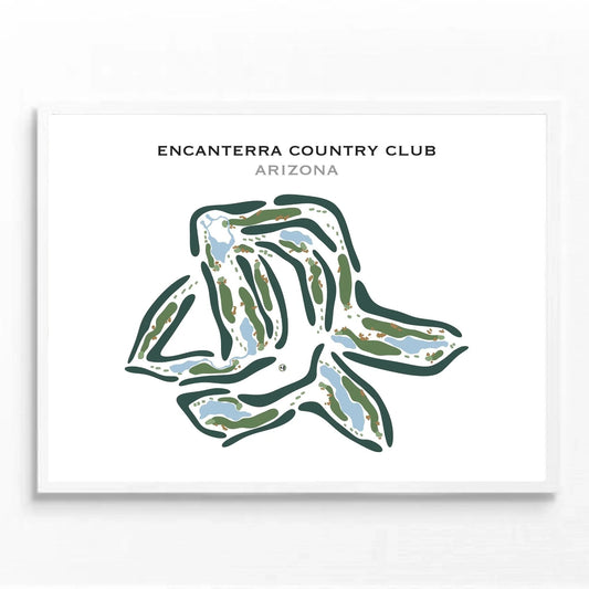Encanterra Country Club, Arizona - Printed Golf Course