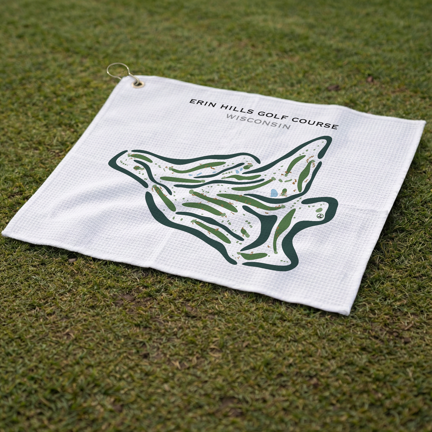 Erin Hills Golf Course Hartford, Wisconsin - Printed Golf Courses