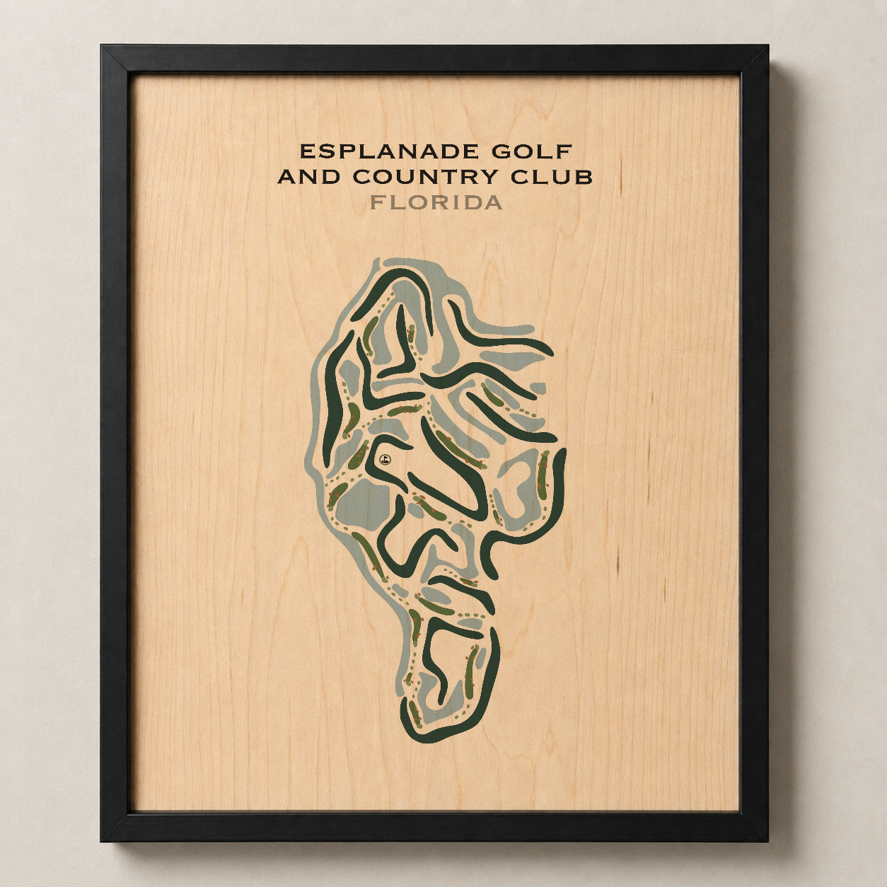 Esplanade Golf and Country, Florida - Printed Golf Courses