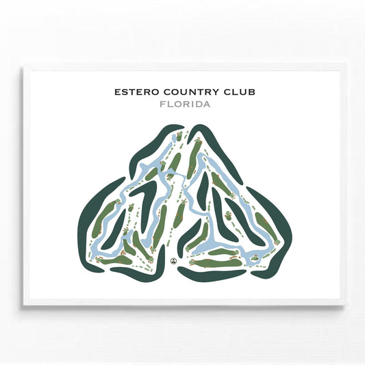 Estero Country Club, Florida - Printed Golf Courses