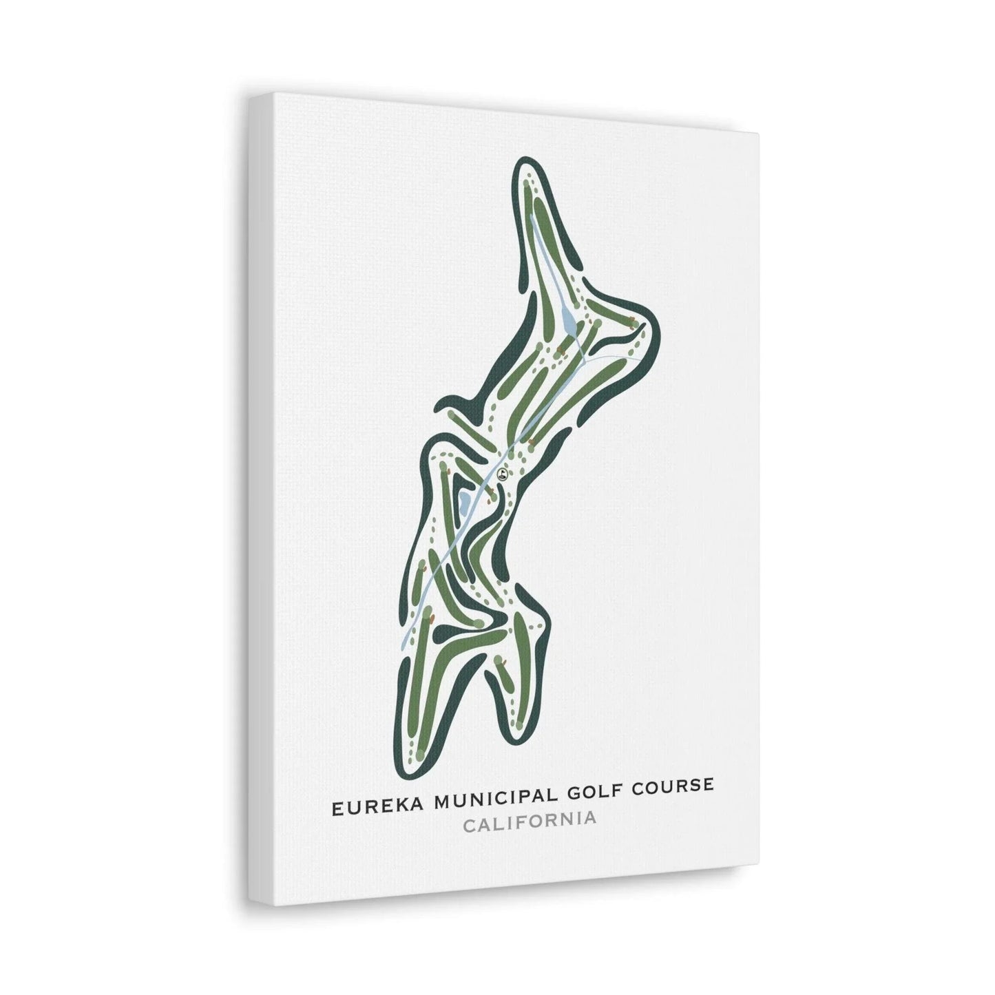 Eureka Municipal Golf Course, California - Printed Golf Courses