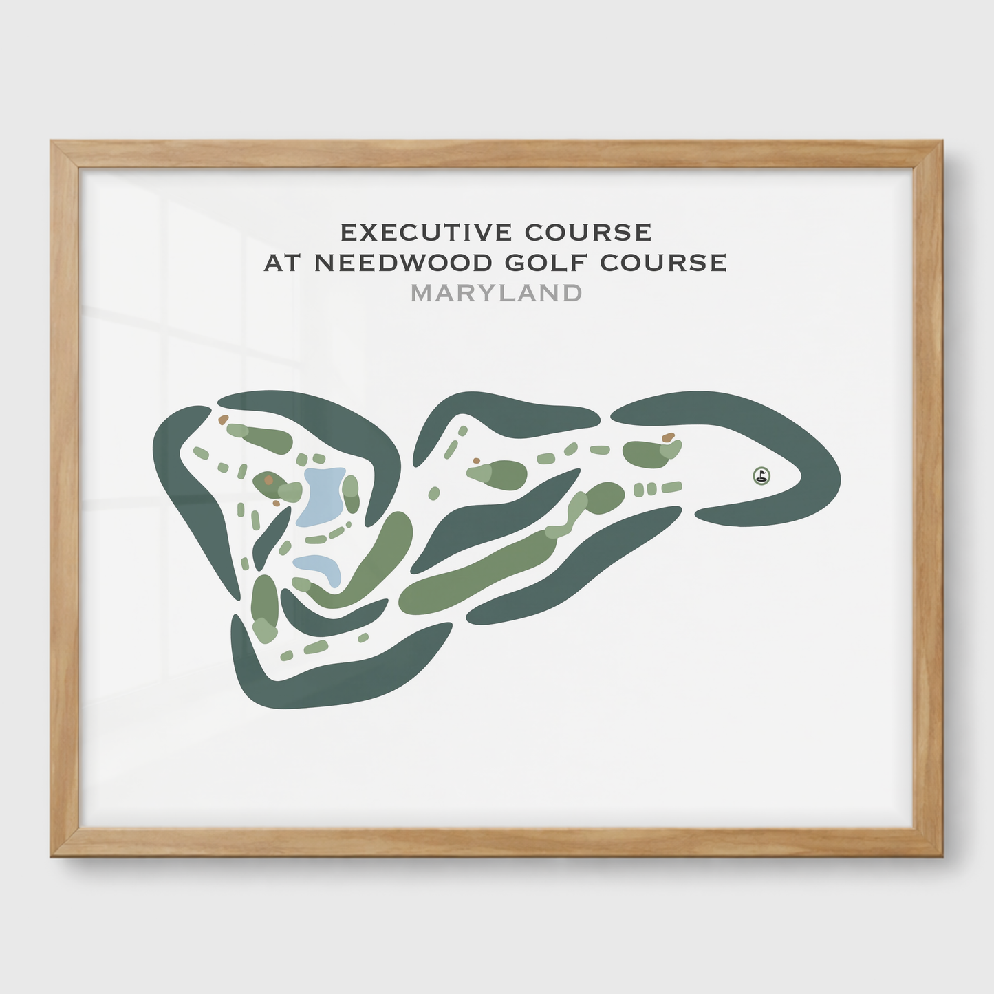 Executive Course at Sun Lakes Country Club, California - Printed Golf Courses