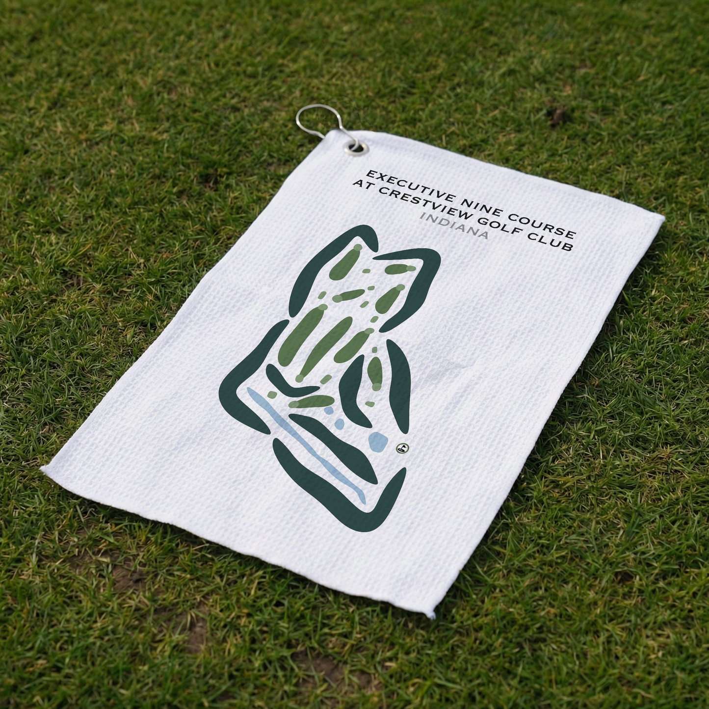 Executive Nine Course at Crestview Golf Club, Indiana - Printed Golf Courses