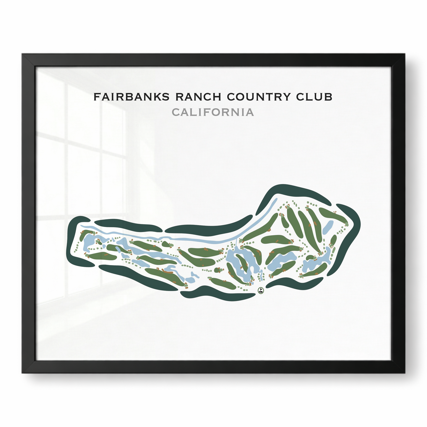 Fairbanks Ranch Country Club, California - Printed Golf Courses