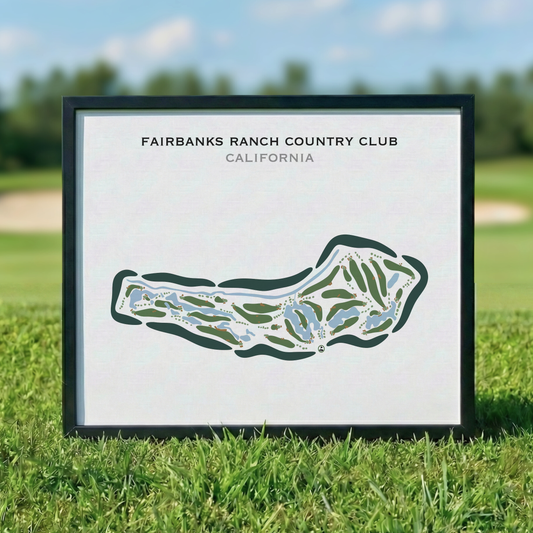Fairbanks Ranch Country Club, California - Printed Golf Courses