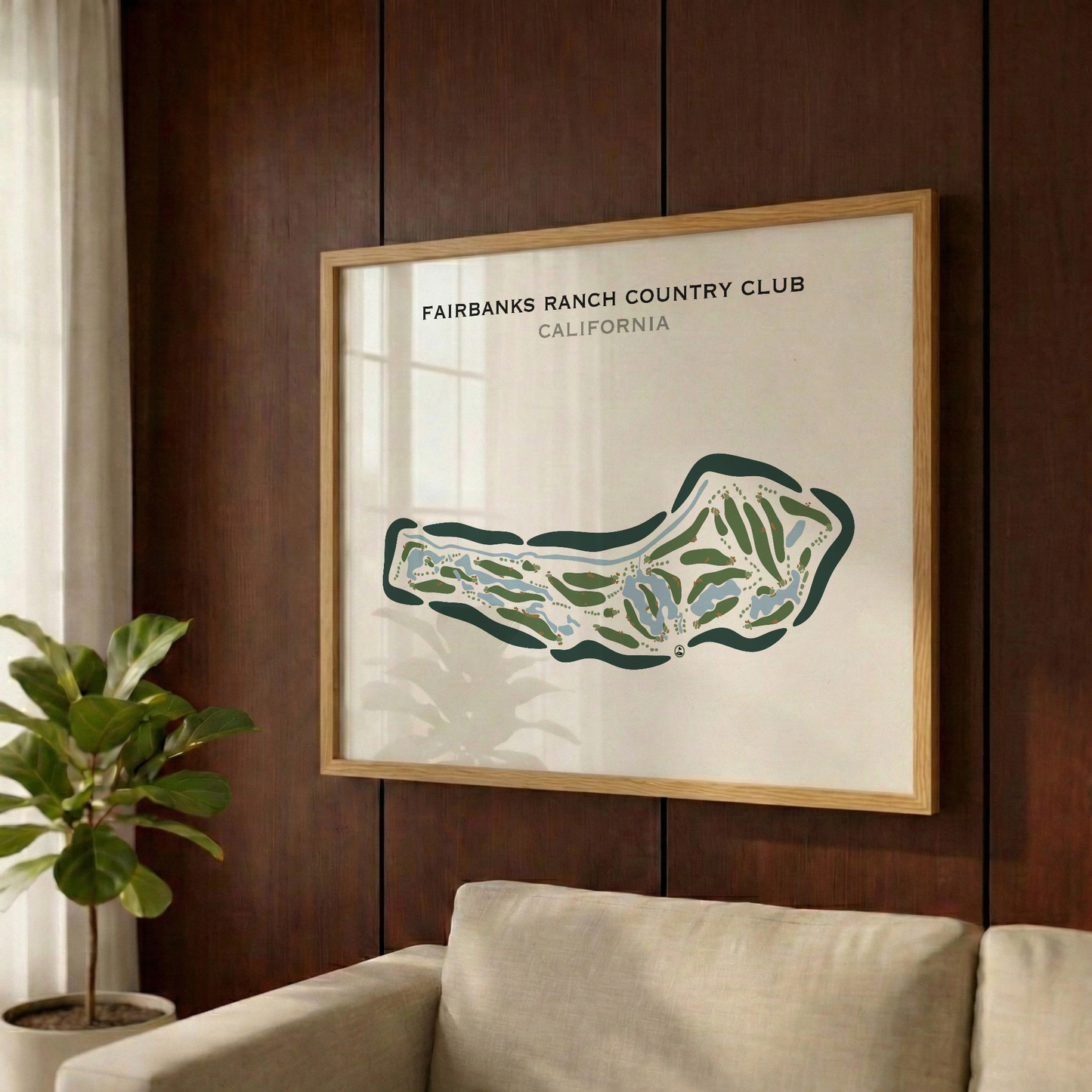 Fairbanks Ranch Country Club, California - Printed Golf Courses