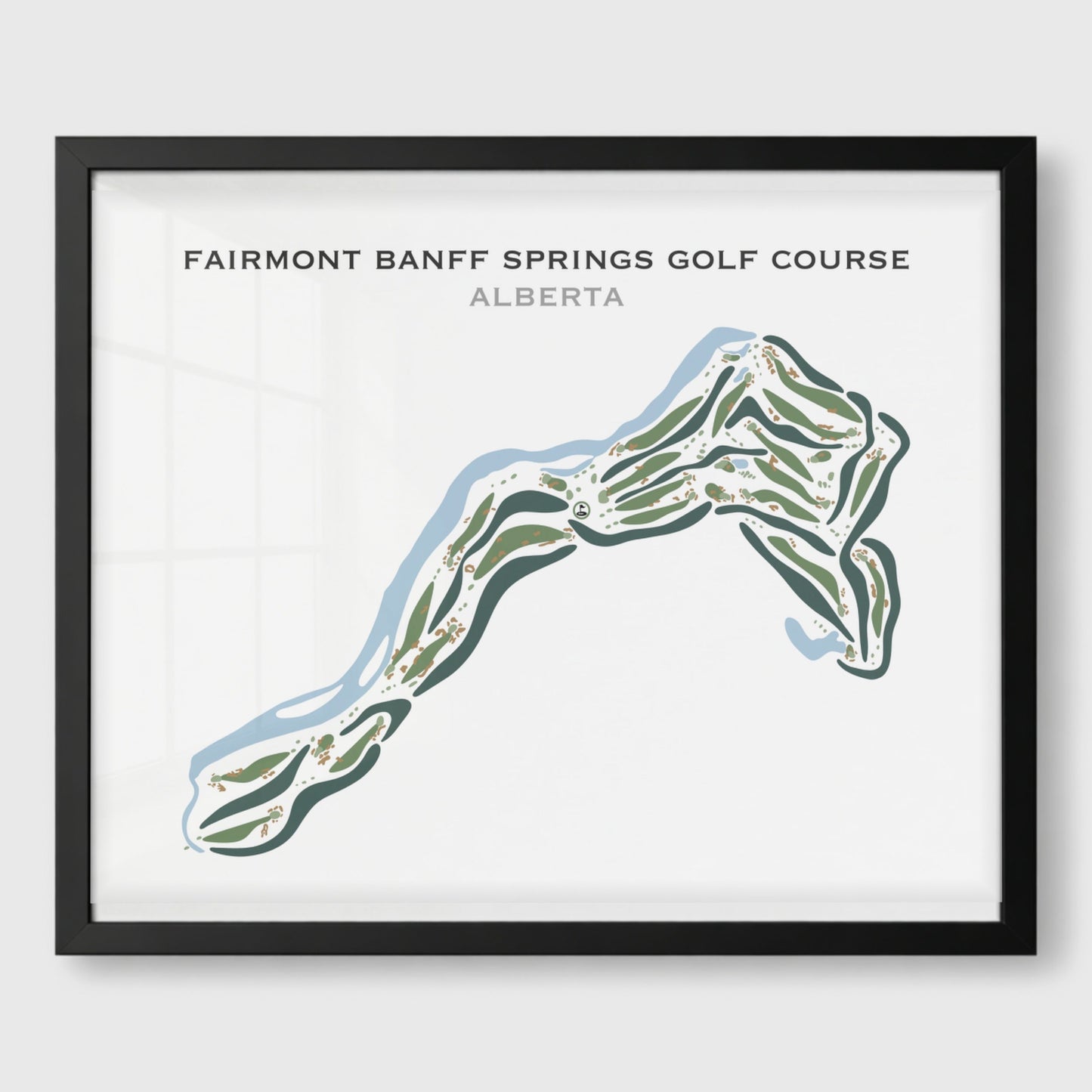 Fairmont Banff Springs Golf Course, Alberta - Printed Golf Courses