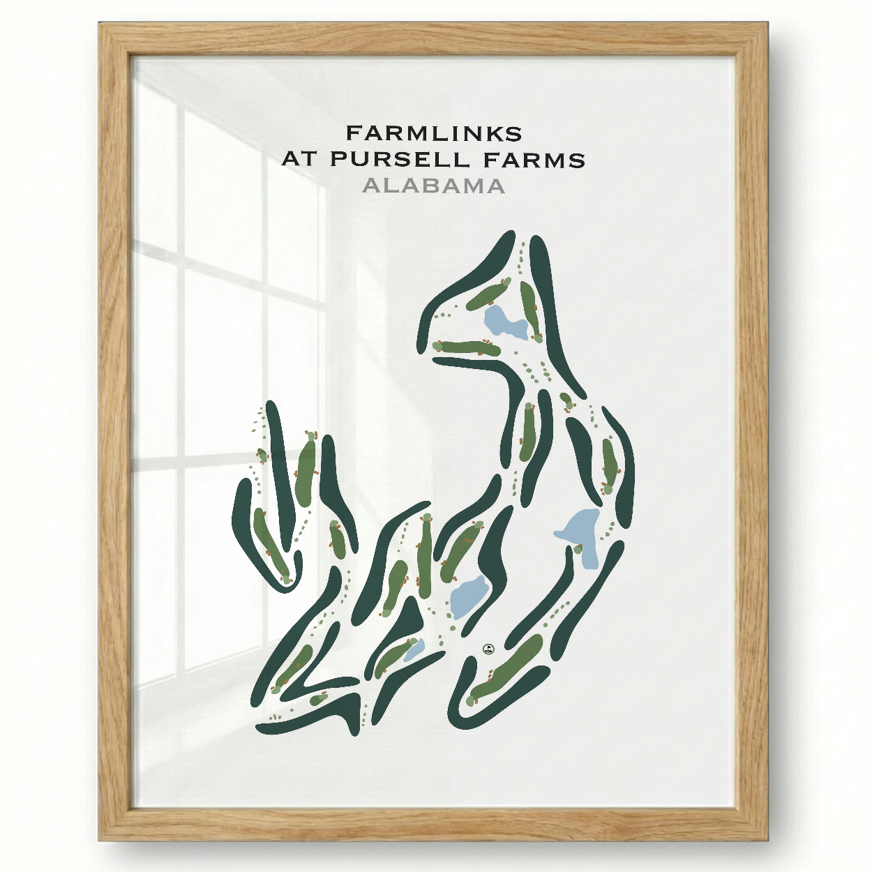 FarmLinks at Pursell Farms, Alabama - Printed Golf Course