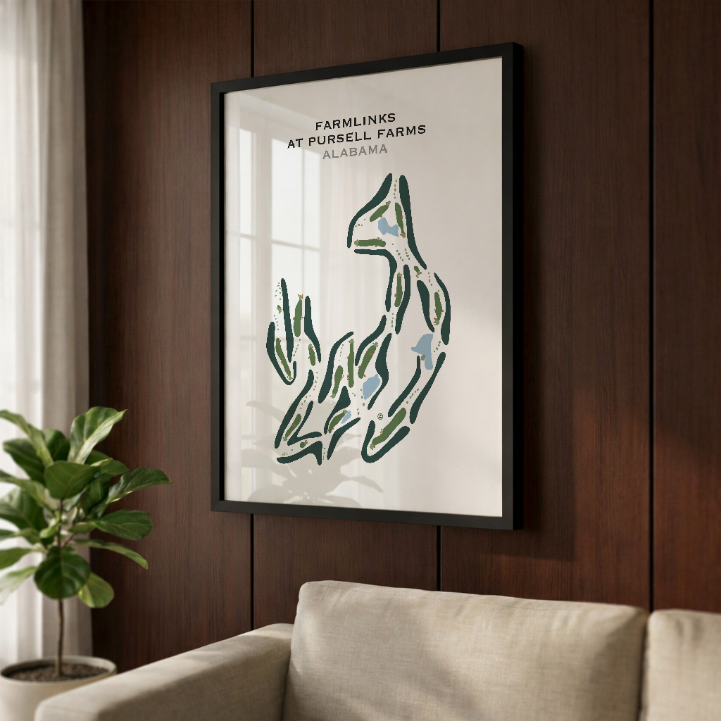 FarmLinks at Pursell Farms, Alabama - Printed Golf Course