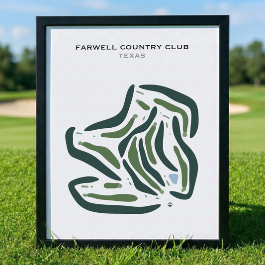 Farwell Country Club, Texas - Printed Golf Courses