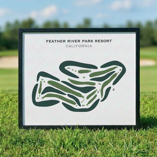 Feather River Park Resort, California - Printed Golf Course