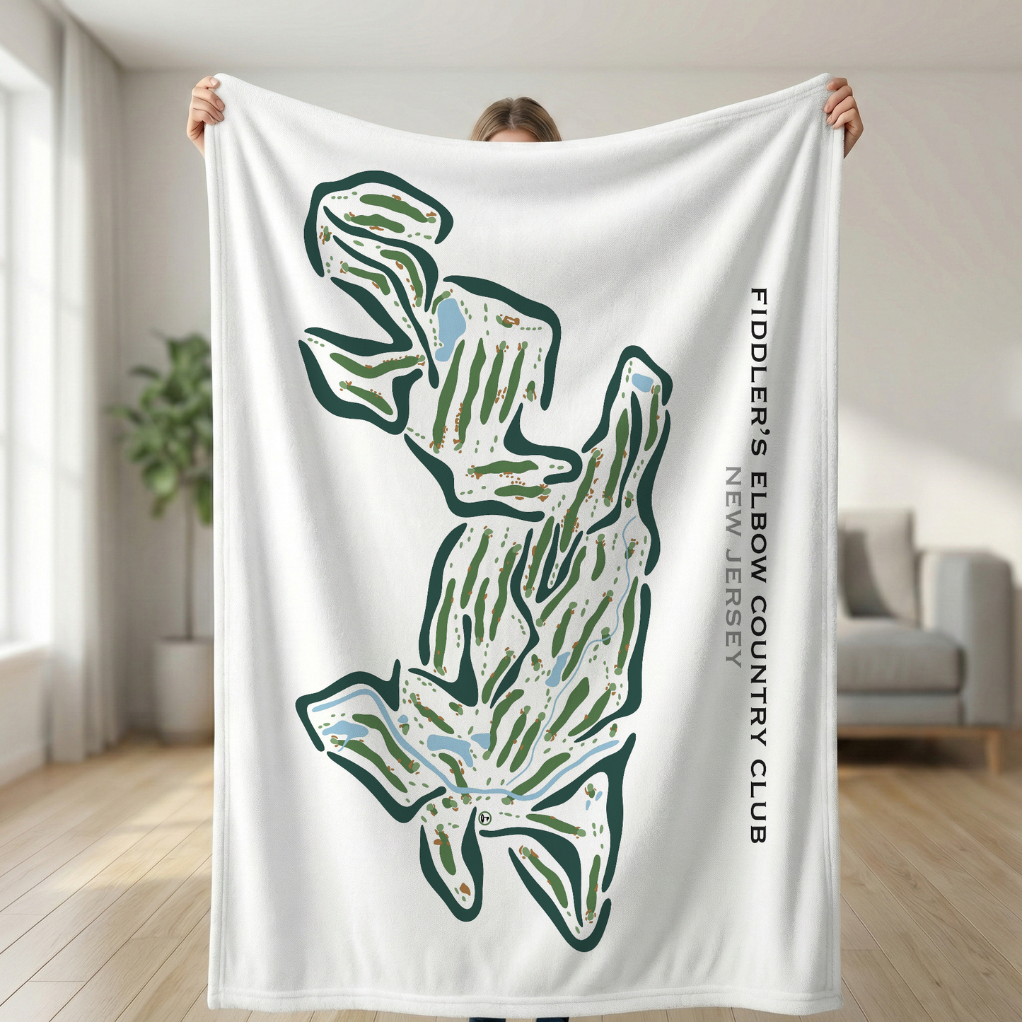 Fiddler's Elbow Country Club, New Jersey - Printed Golf Courses