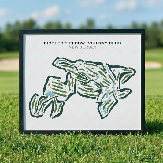Fiddler's Elbow Country Club, New Jersey - Printed Golf Courses