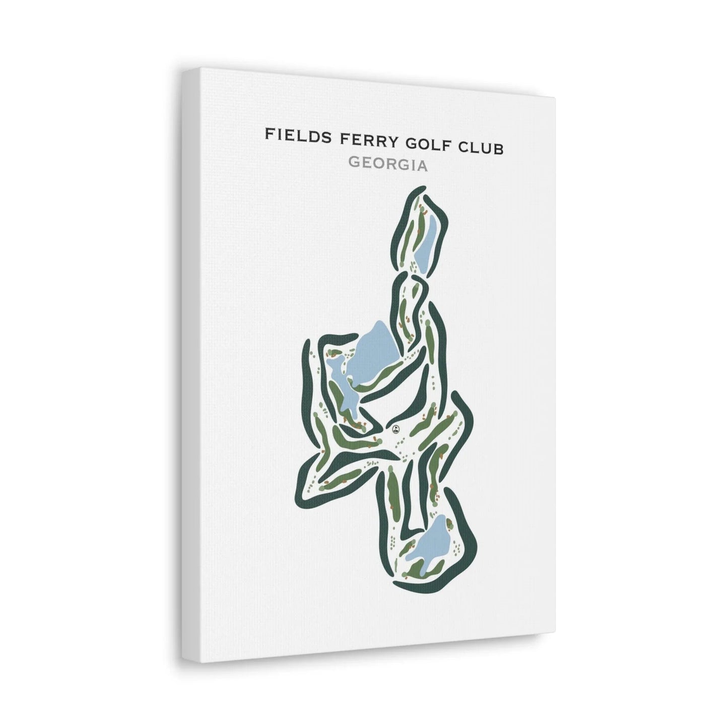Fields Ferry Golf Club, Georgia - Printed Golf Courses