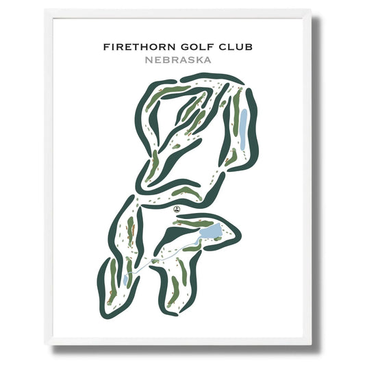 Firethorn Country Club, Nebraska - Printed Golf Courses