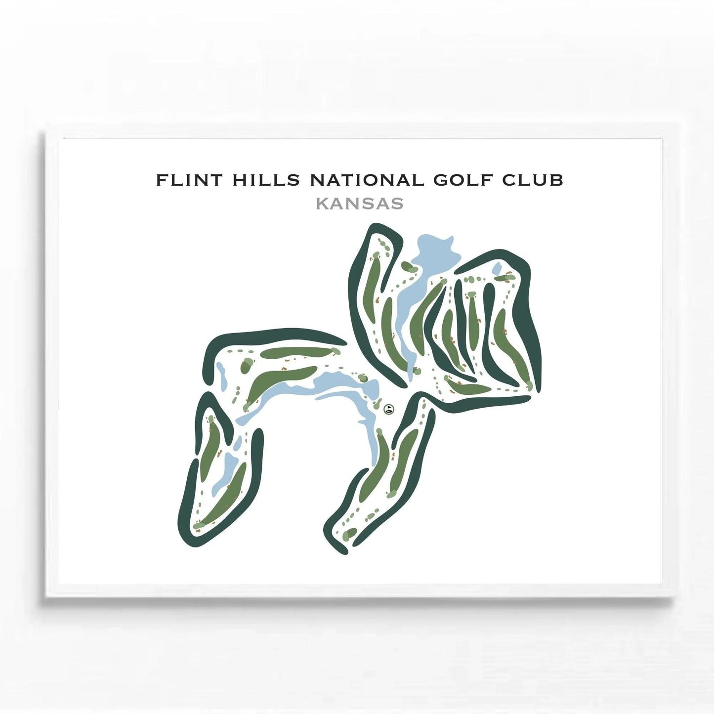Flint Hills National Golf Club, Kansas - Printed Golf Courses