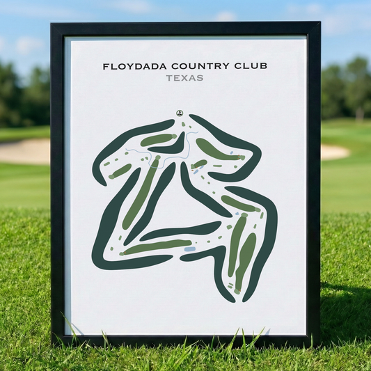 Floydada Country Club, Texas - Printed Golf Courses