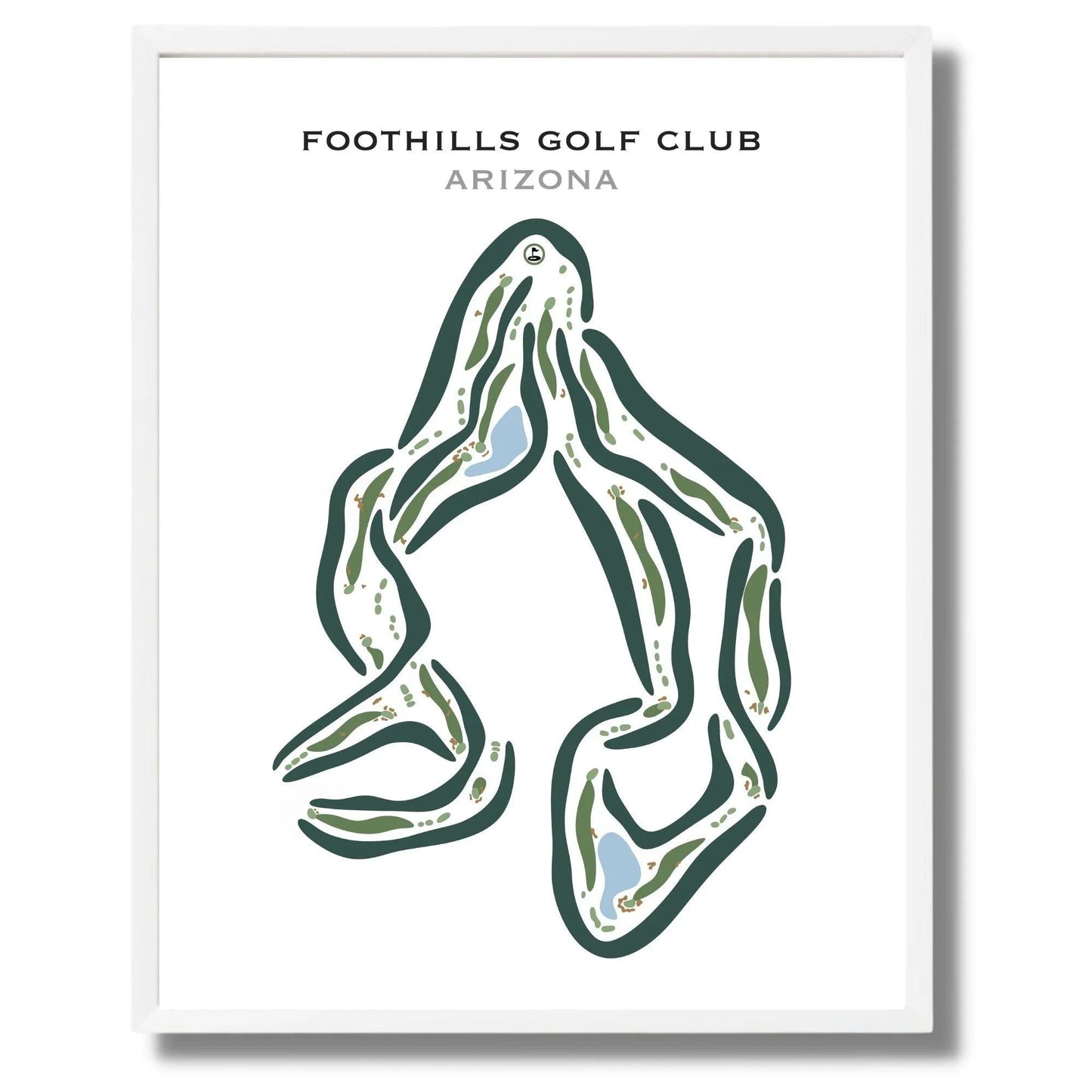 Foothills Golf Club, Arizona - Printed Golf Courses